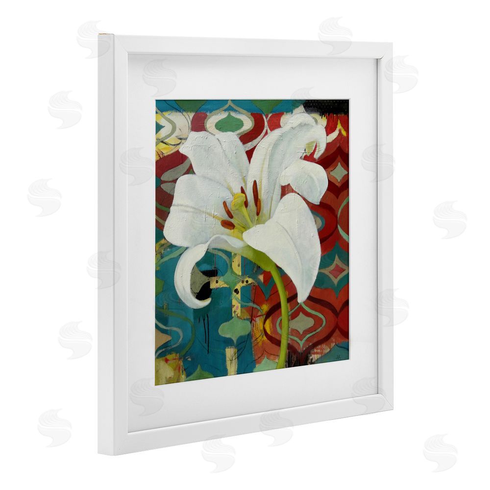 Pierre-Auguste Renoir In The Spotlight Lily White Framed Print Under Glass Wall Art