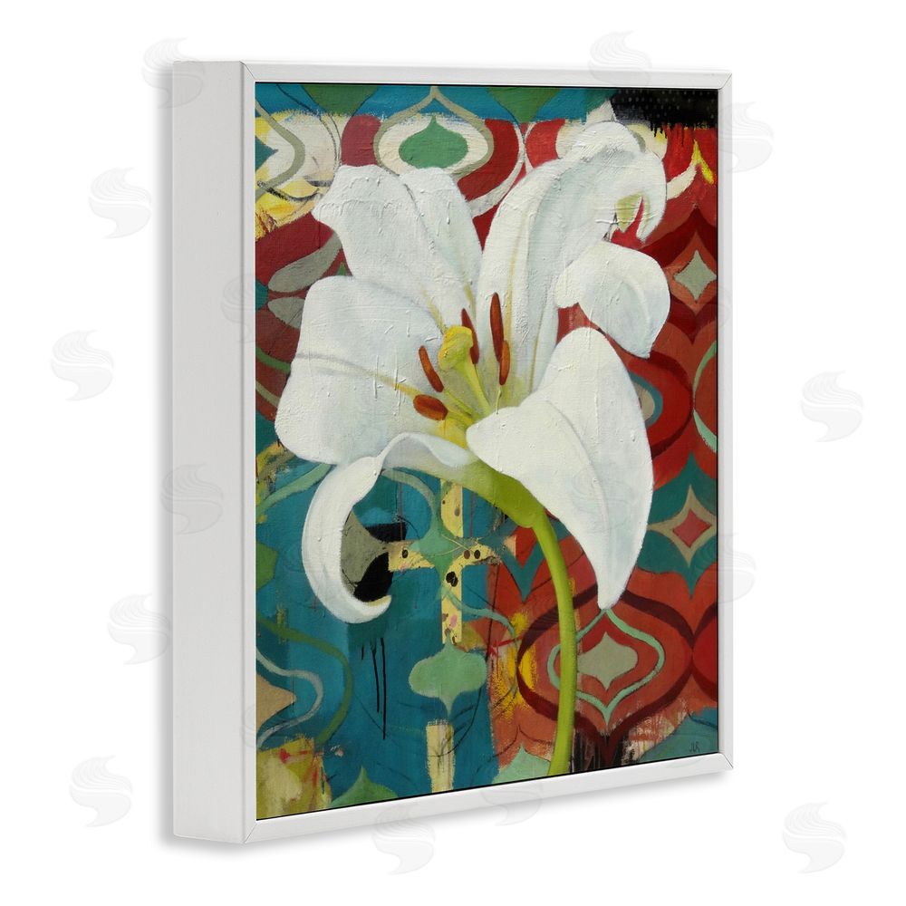 Pierre-Auguste Renoir In The Spotlight Lily White Framed Giclee Wall Art Print
