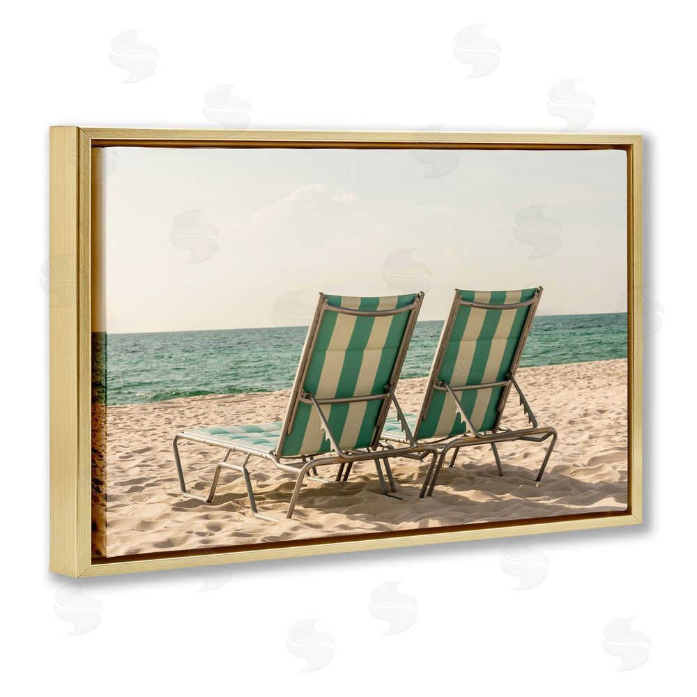 Elena Chukhlebova Invitation To Relaxation Gold Floating Frame Canvas Wall Art Print