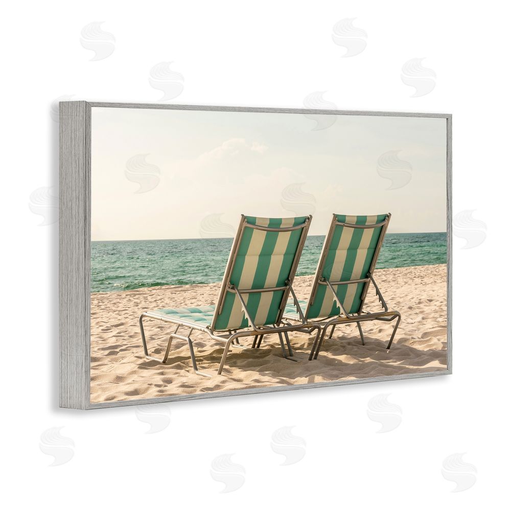 Elena Chukhlebova Invitation To Relaxation Gray Framed Giclee Wall Art Print