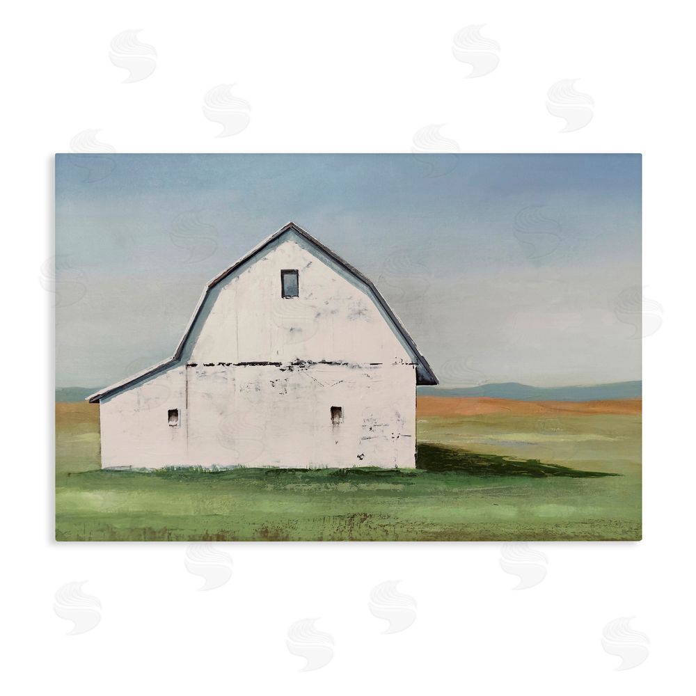 Max Maxx Weathered and Wise Barn Stretched Canvas Wall Art Print
