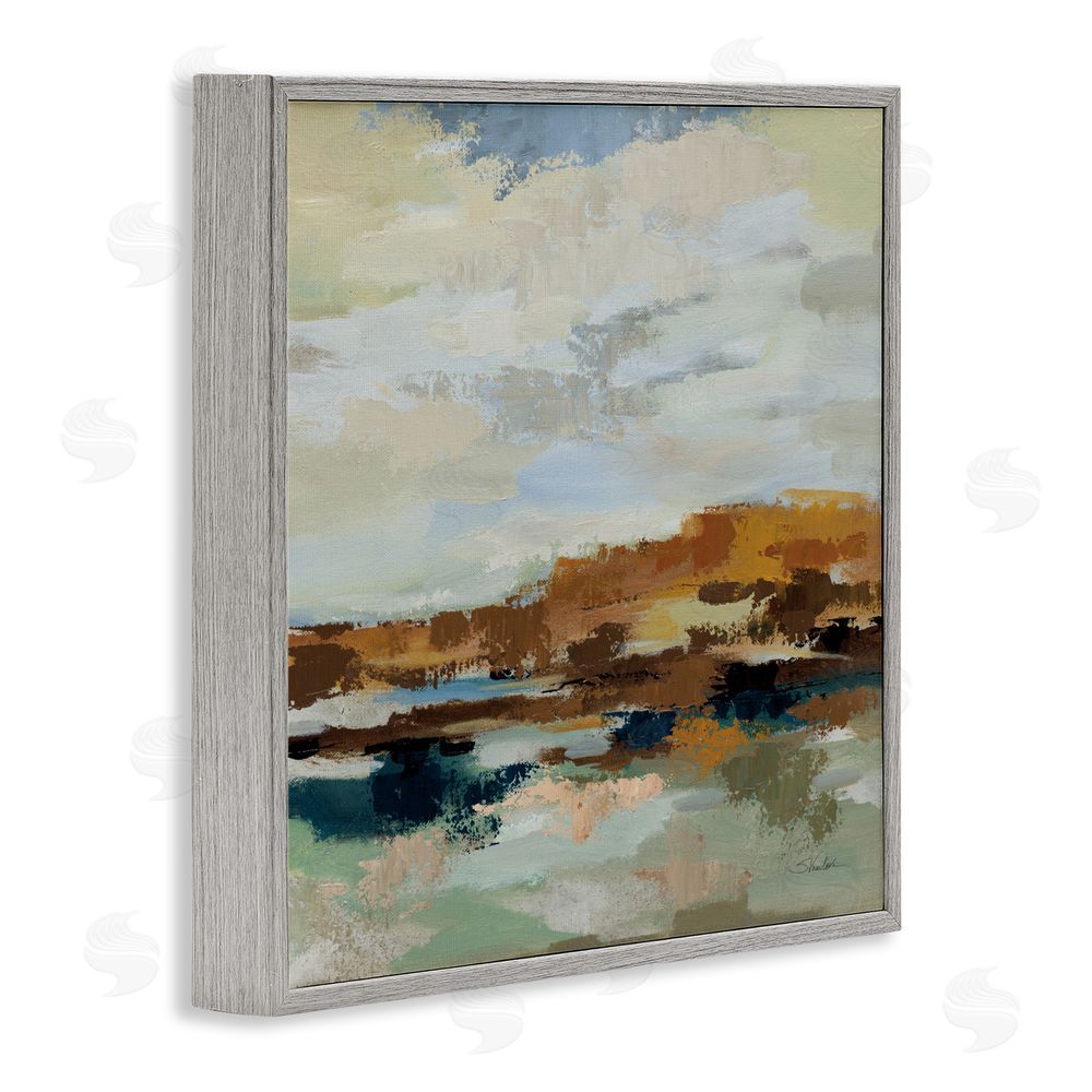 Silvia Vassileva American West Distortion Gray Framed Giclee Wall Art Print