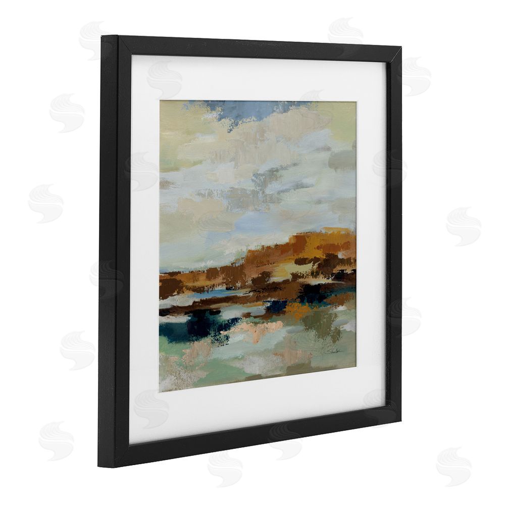 Silvia Vassileva American West Distortion Black Framed Print Under Glass Wall Art