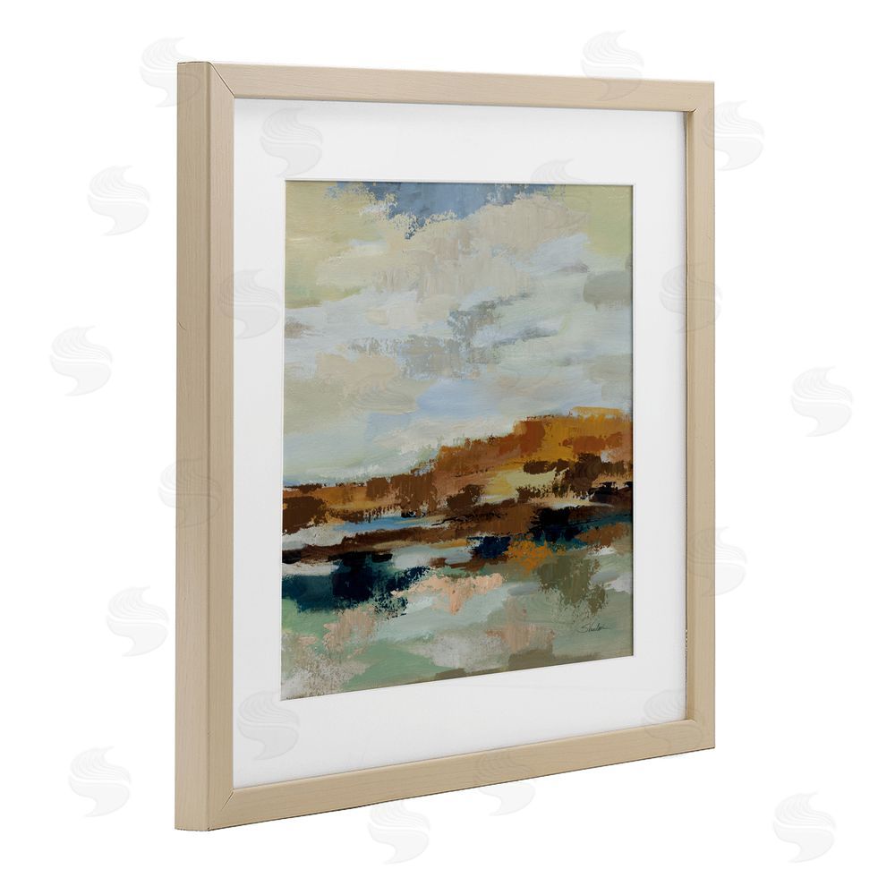 Silvia Vassileva American West Distortion Birch Framed Print Under Glass Wall Art