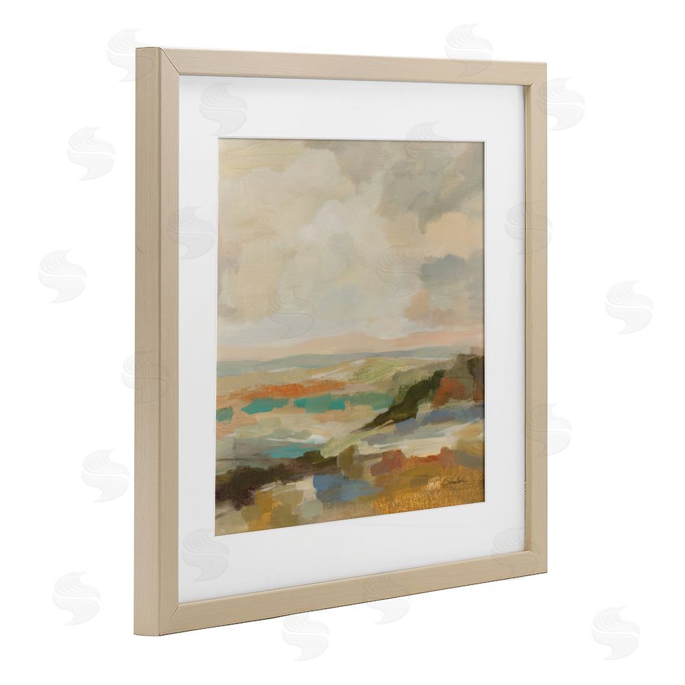 Silvia Vassileva Muted Harmony Palette Birch Framed Print Under Glass Wall Art
