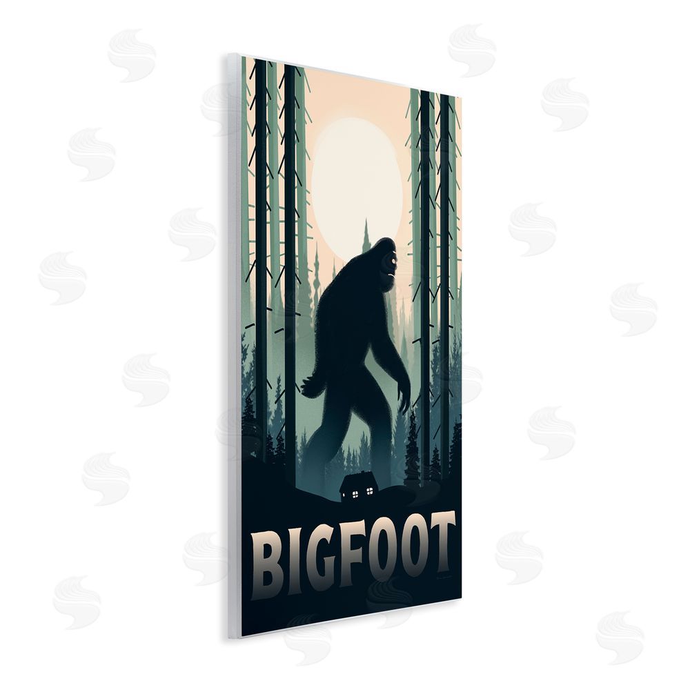 Omar Escalante Forest Creature Cabin in Woods Wall Plaque Art Print