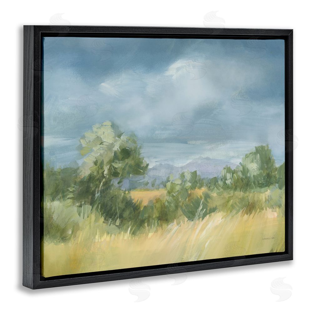 Danhui Nai Whispering Winds Countryside Black Floating Frame Canvas Wall Art Print