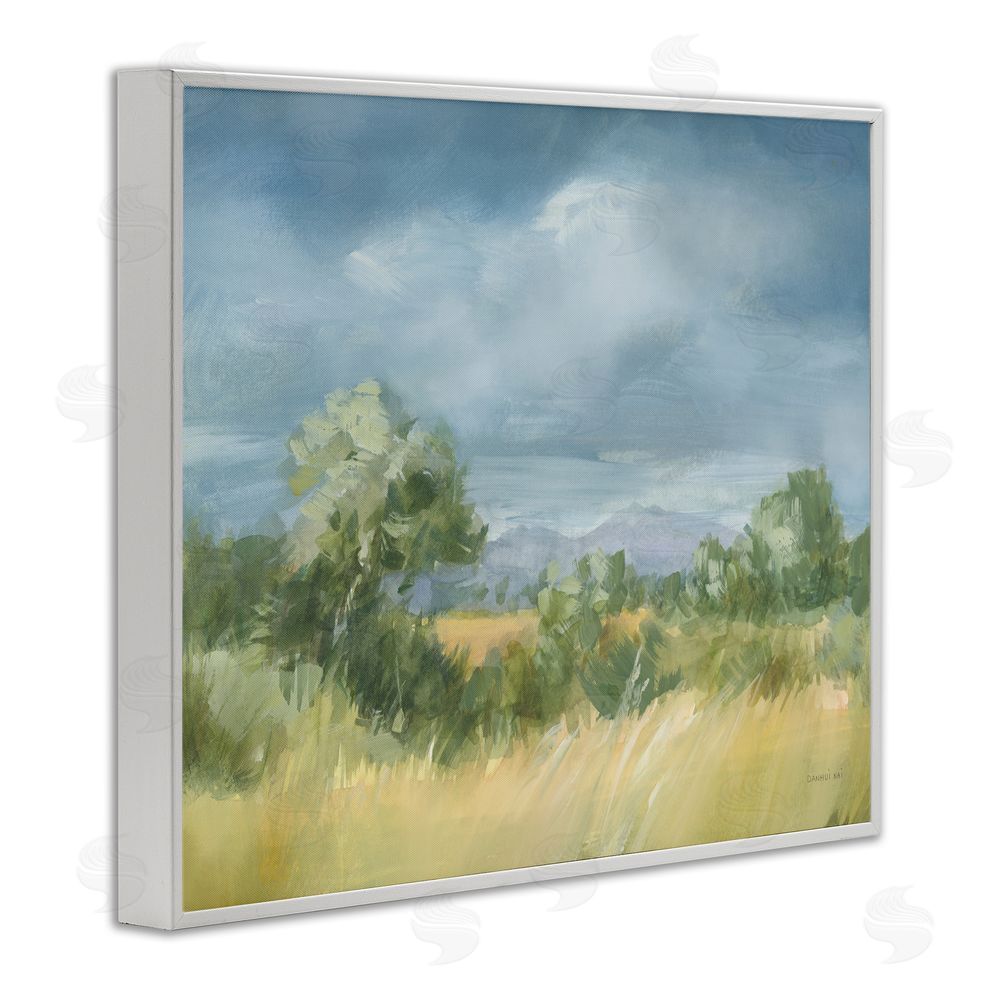 Danhui Nai Whispering Winds Countryside White Framed Giclee Wall Art Print