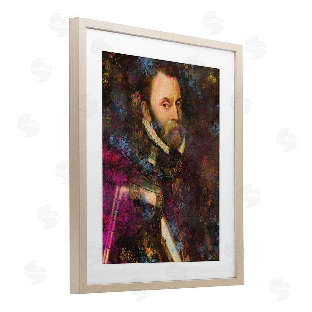 Sarah Adams Dappled Royalty Portrait Birch Framed Print Under Glass Wall Art