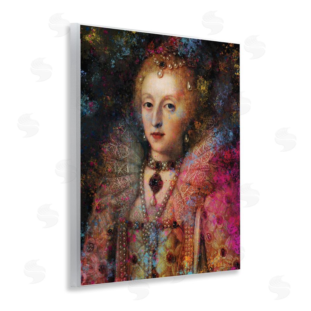 Sarah Adams Dappled Royalty Renaissance Portrait Wall Plaque Art Print