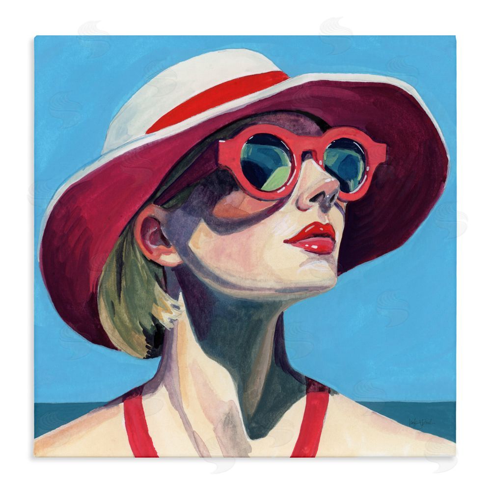 Kate Jarvik Birch Vacation In Style Stretched Canvas Wall Art Print