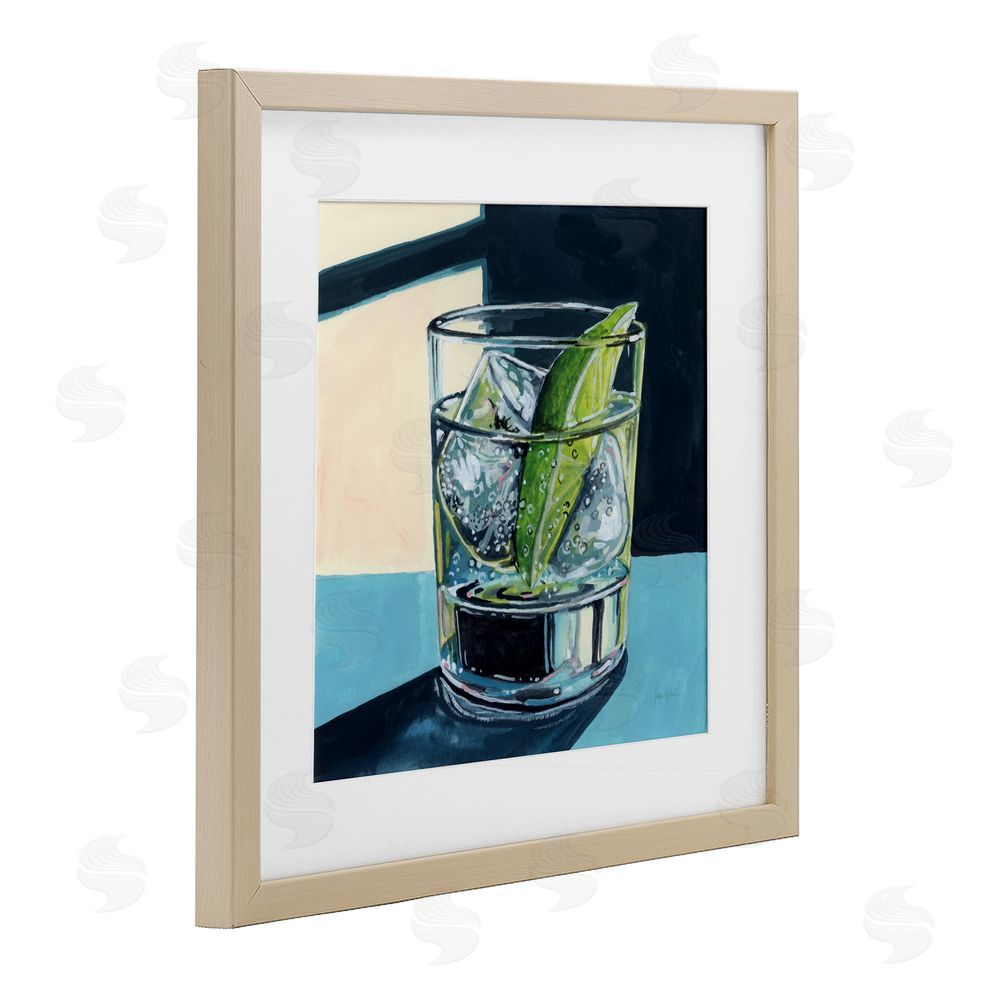 Kate Jarvik Birch Strong Gin and Tonic Birch Framed Print Under Glass Wall Art
