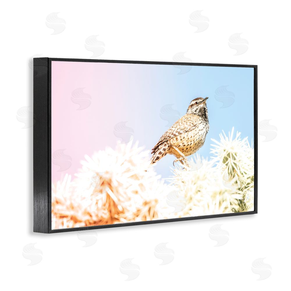 Nathan Larson Desert Song Bird Black Framed Giclee Wall Art Print