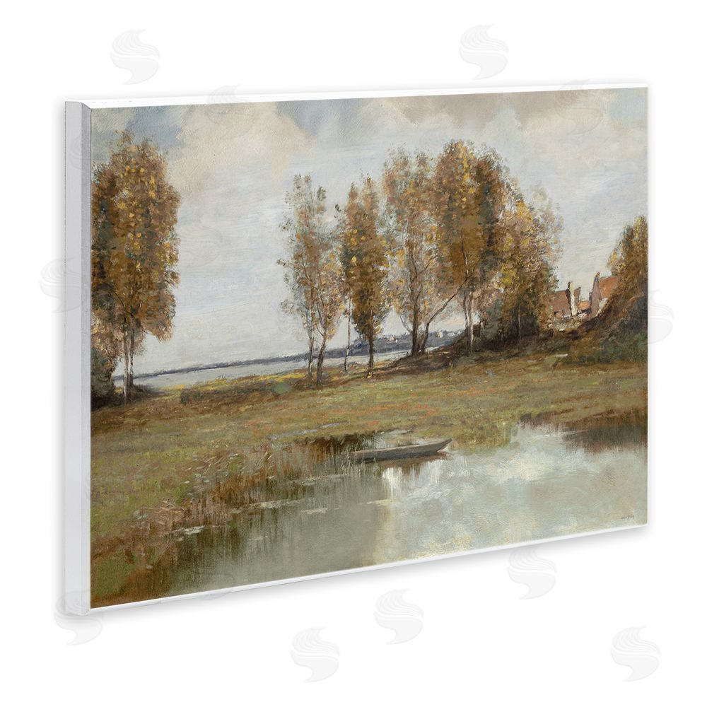 Amber Sterling A Peaceful Spot Landscape Wall Plaque Art Print