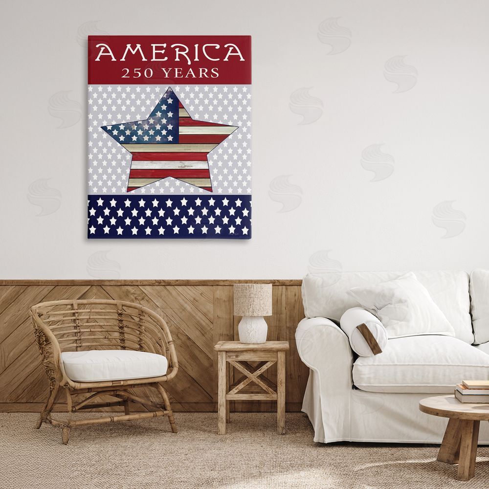 Cindy Jacobs Historic America 250 Years Canvas Wall Art Print in Room