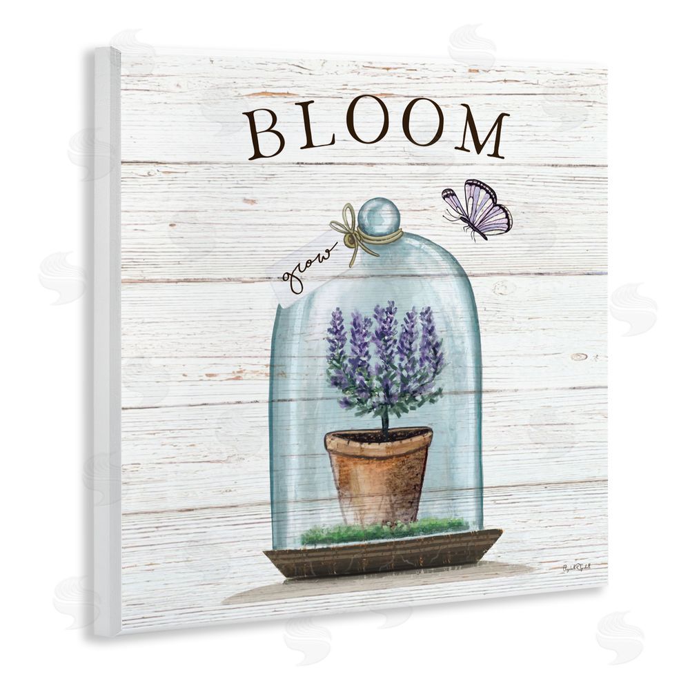 Elizabeth Tyndall Cottage Bloom in Bell Jar Wall Plaque Art Print