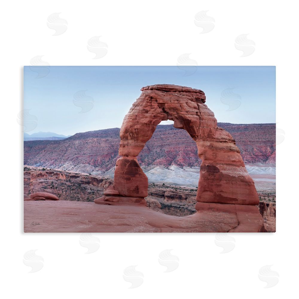 Lori Deiter Time's Sculpture Delicate Arch Stretched Canvas Wall Art Print