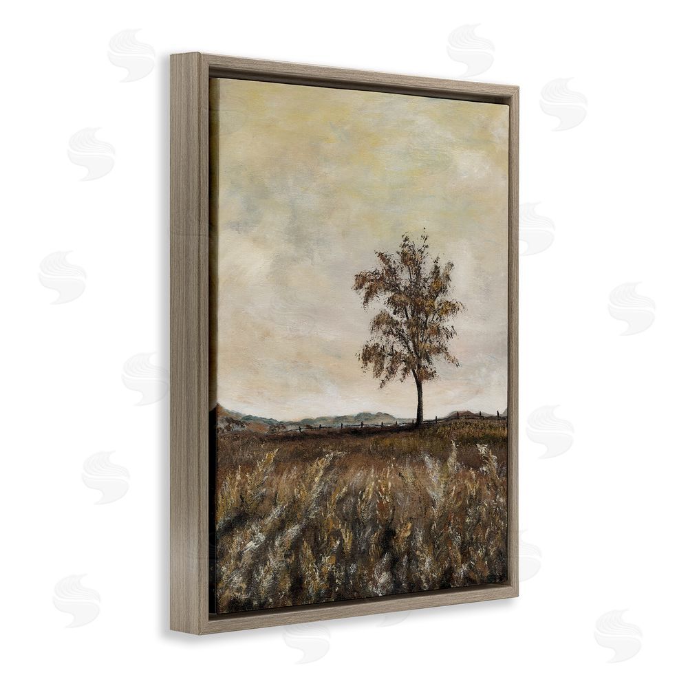 Soulspeak & Sawdust Yesterdays Gone By Brown Floating Frame Canvas Wall Art Print