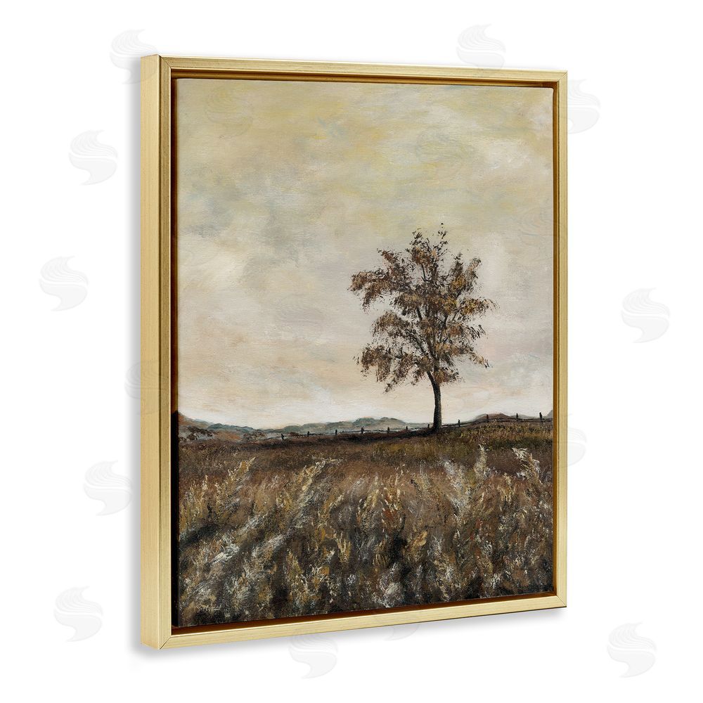 Soulspeak & Sawdust Yesterdays Gone By Gold Floating Frame Canvas Wall Art Print