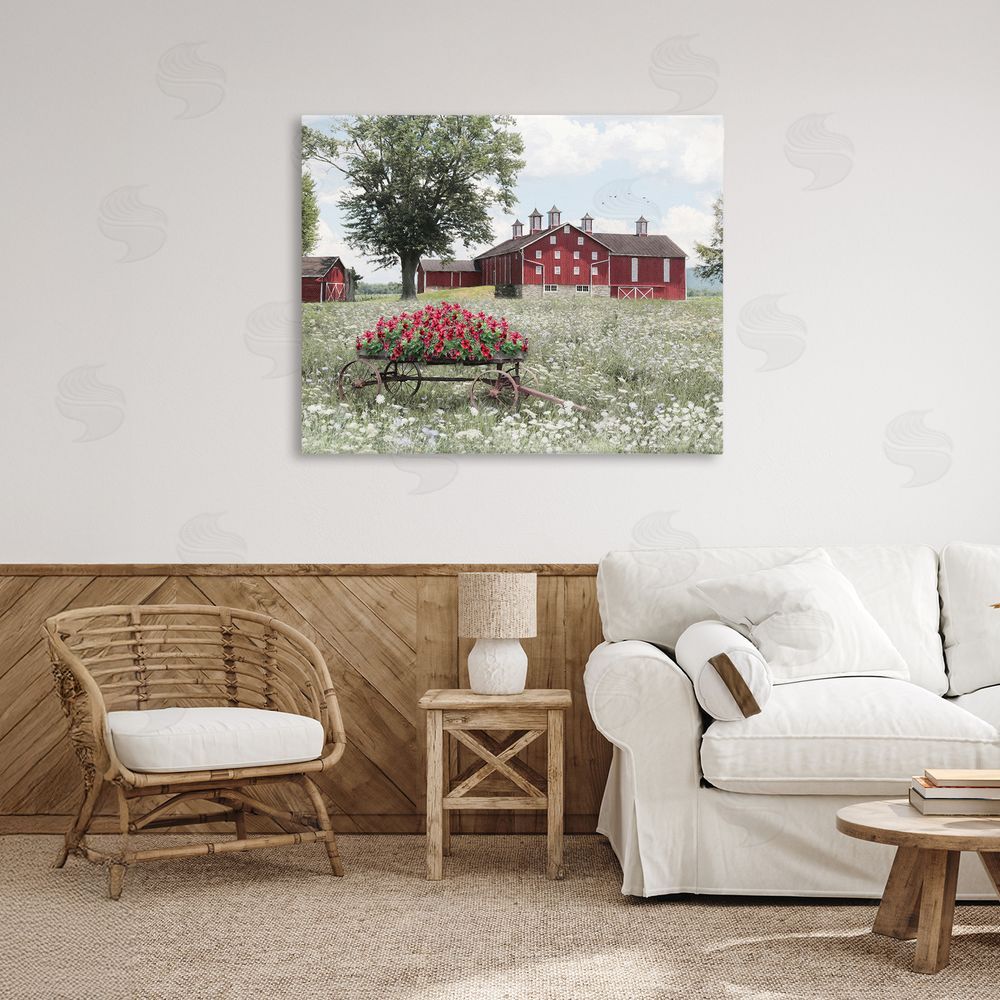 Lori Deiter Old Milton Farm Canvas Wall Art Print in Room