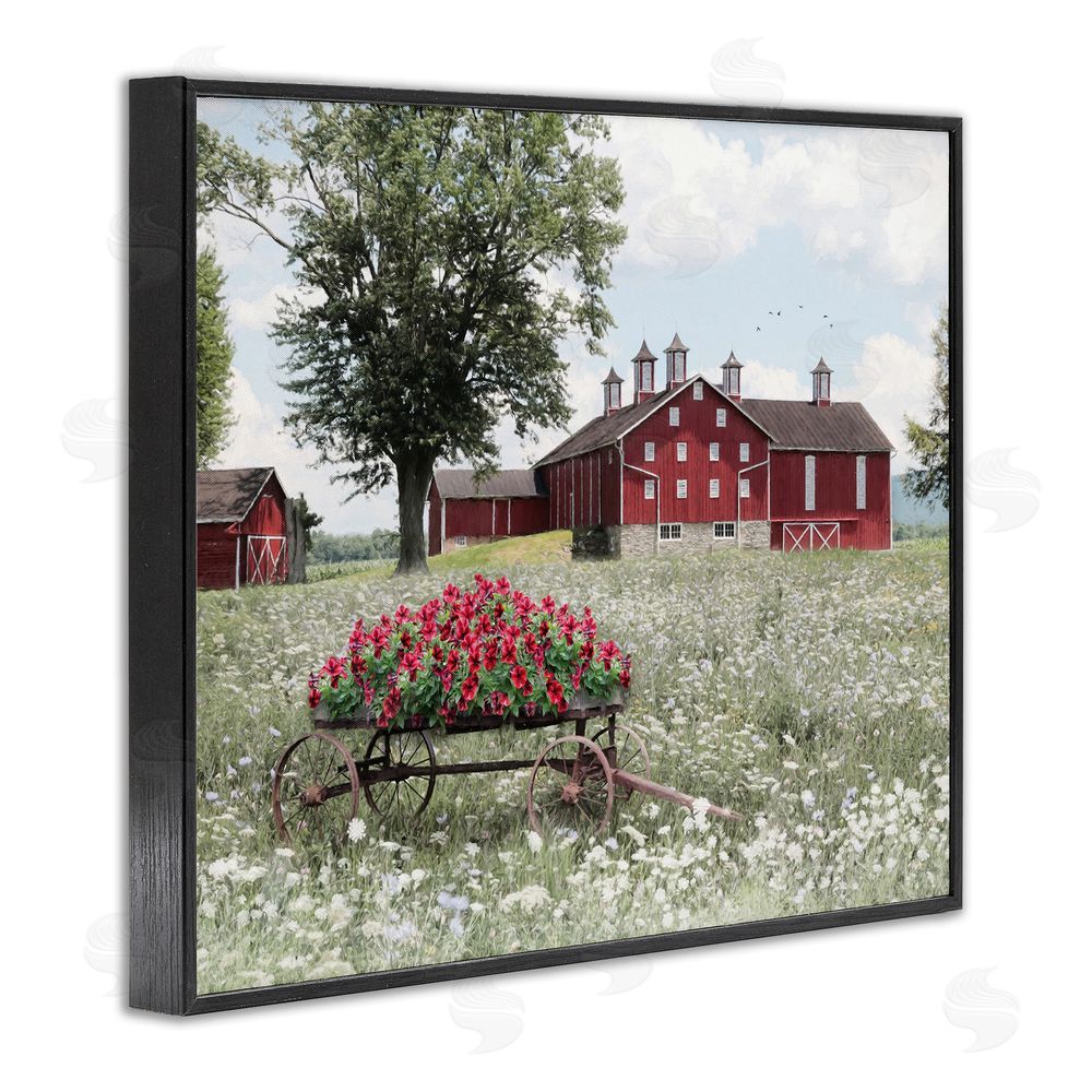 Lori Deiter Old Milton Farm Black Framed Giclee Wall Art Print