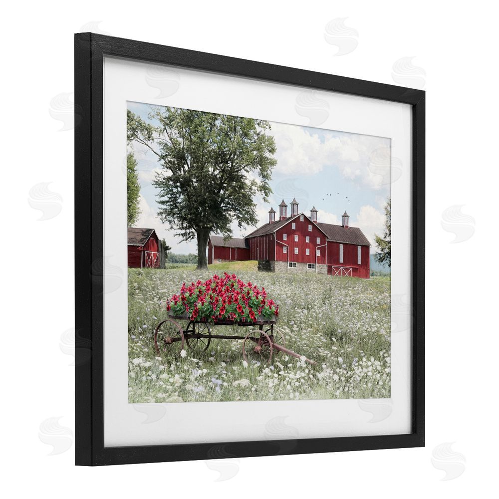 Lori Deiter Old Milton Farm Black Framed Print Under Glass Wall Art