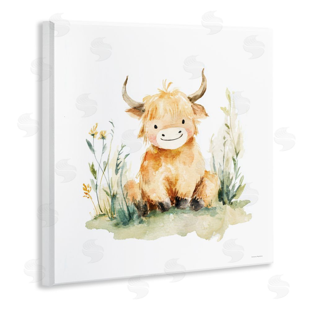 Svetlana Aleynikova Little Highland Calf Wall Plaque Art Print