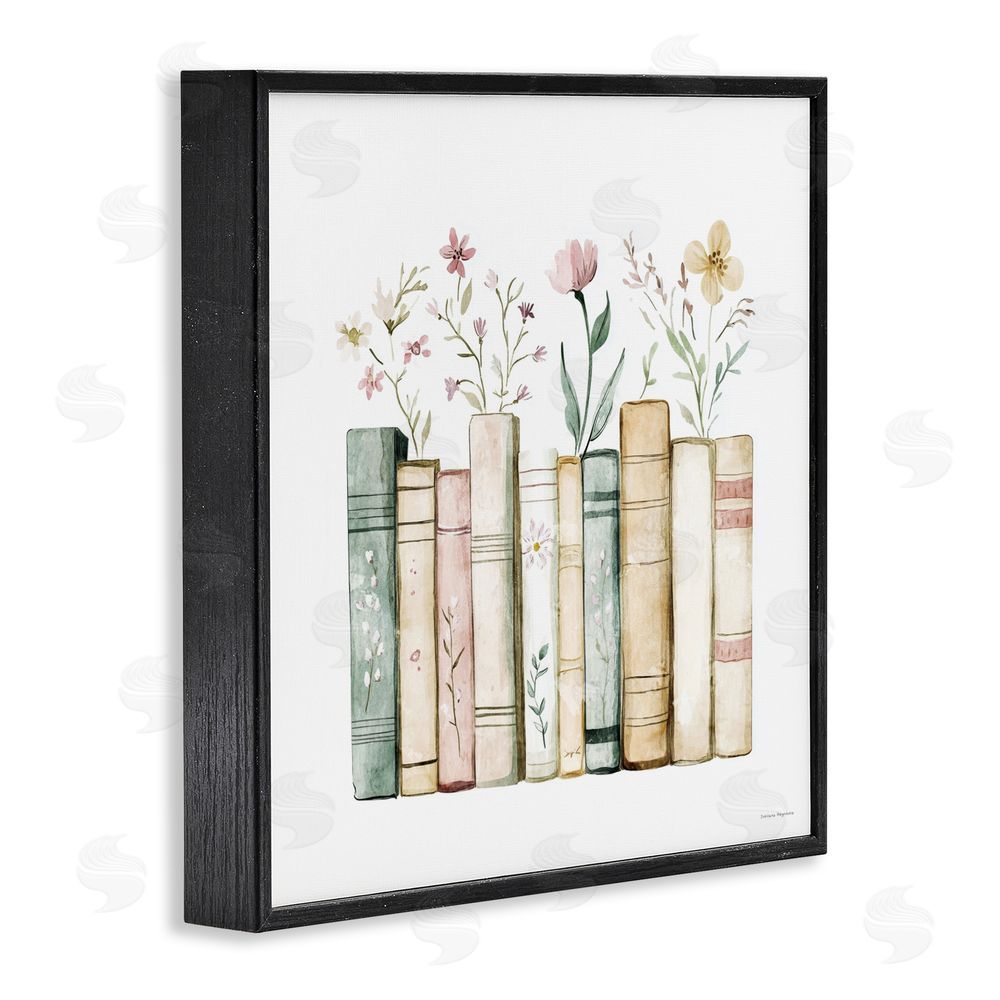 Svetlana Aleynikova Floral Stories Library Black Framed Giclee Wall Art Print