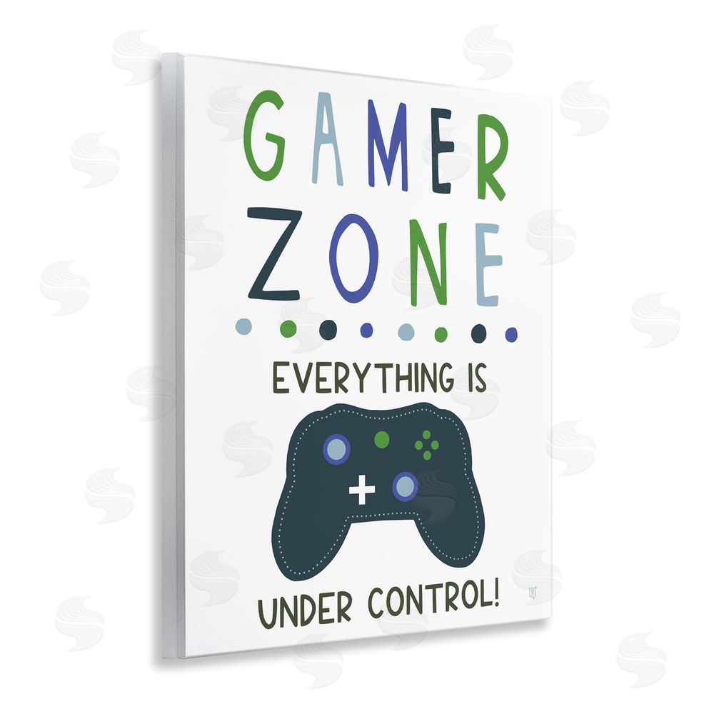 Elizabeth Tyndall Everything Under Control Gamer Zone Wall Plaque Art Print