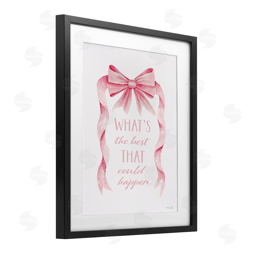 Cindy Jacobs Optimistic Best That Could Happen Black Framed Print Under Glass Wall Art