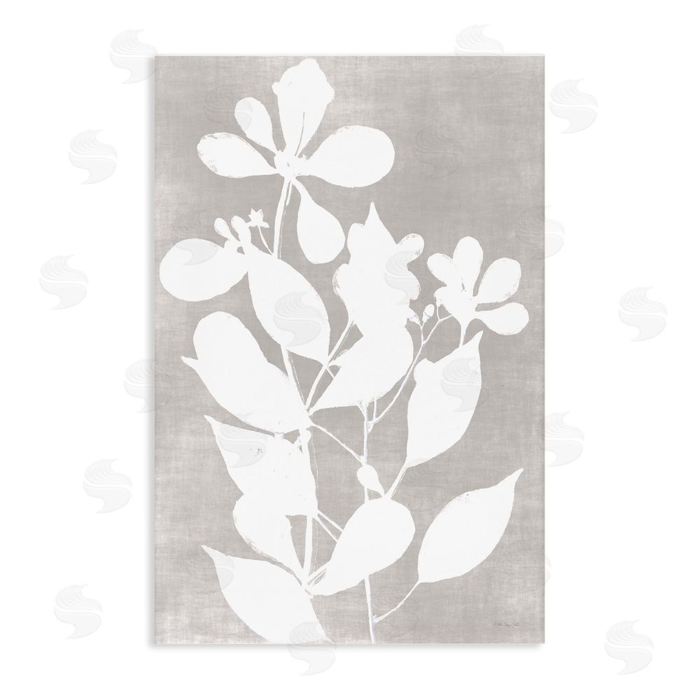 Stellar Design Studio Minimalist Foliage Impression Stretched Canvas Wall Art Print