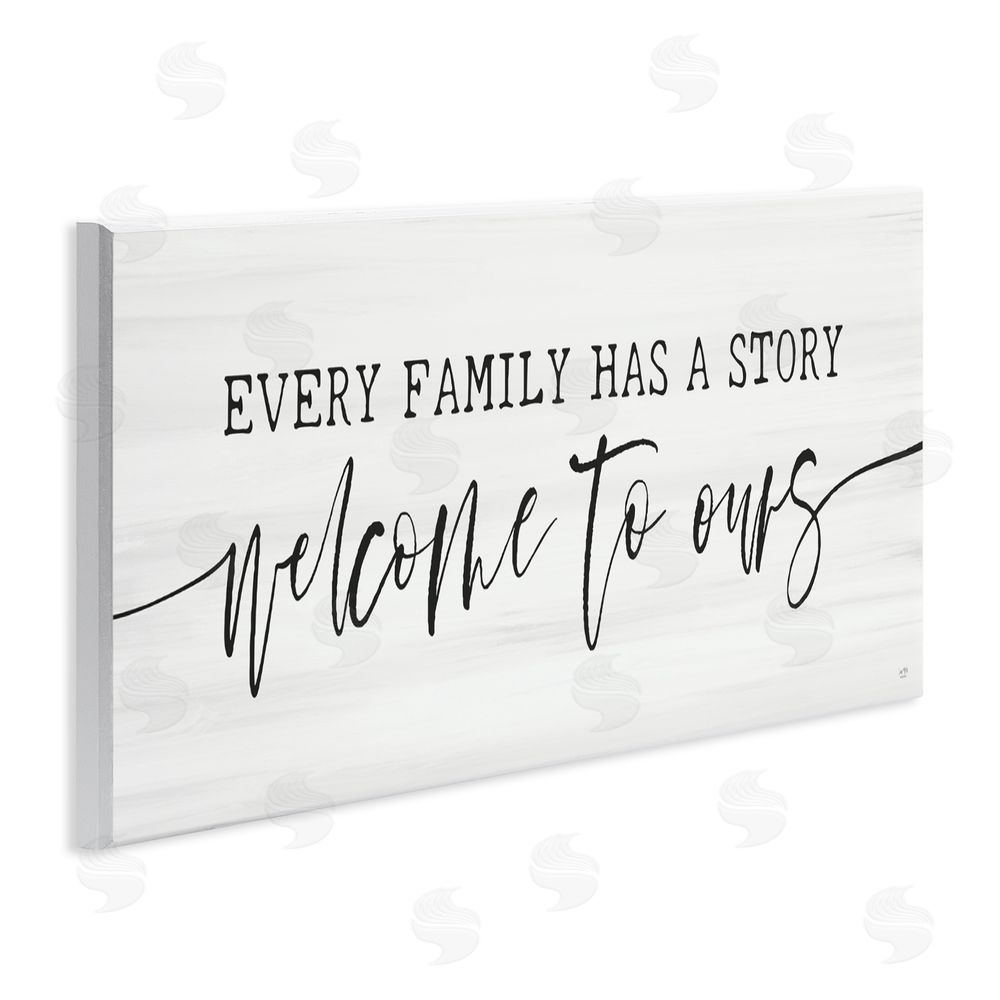 Lux + Me Designs Welcome To Our Family Story Wall Plaque Art Print