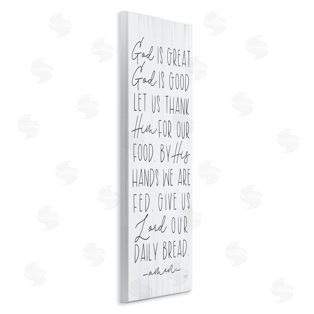 Lux + Me Designs God Is Great & Good Wall Plaque Art Print