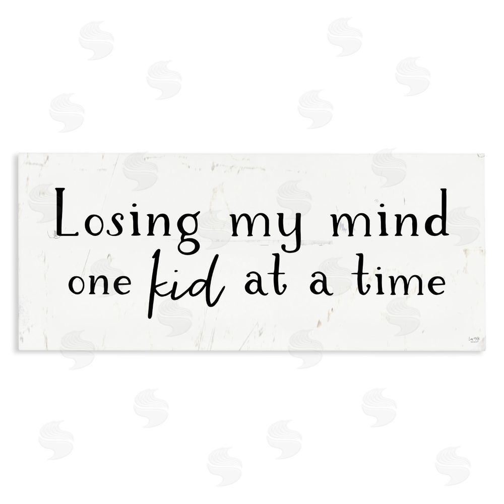 Lux + Me Designs One Kid At A Time Stretched Canvas Wall Art Print