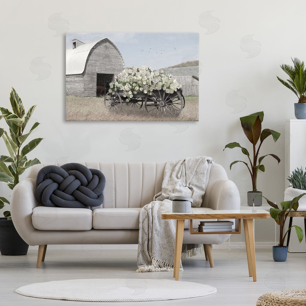 Lori Deiter Wagon Full of Sunshine Stretched Canvas Wall Art in Room