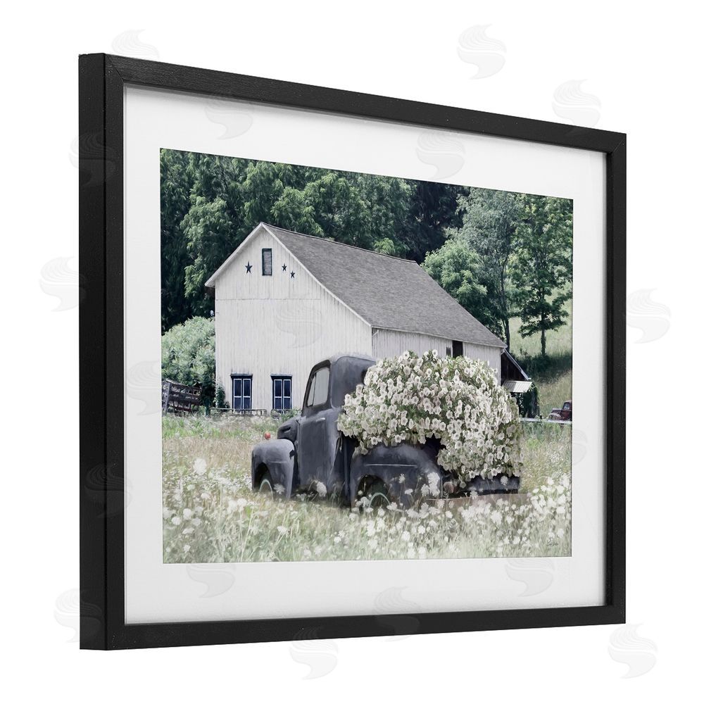 Lori Deiter Bed Full Of Blossoms Black Framed Print Under Glass Wall Art