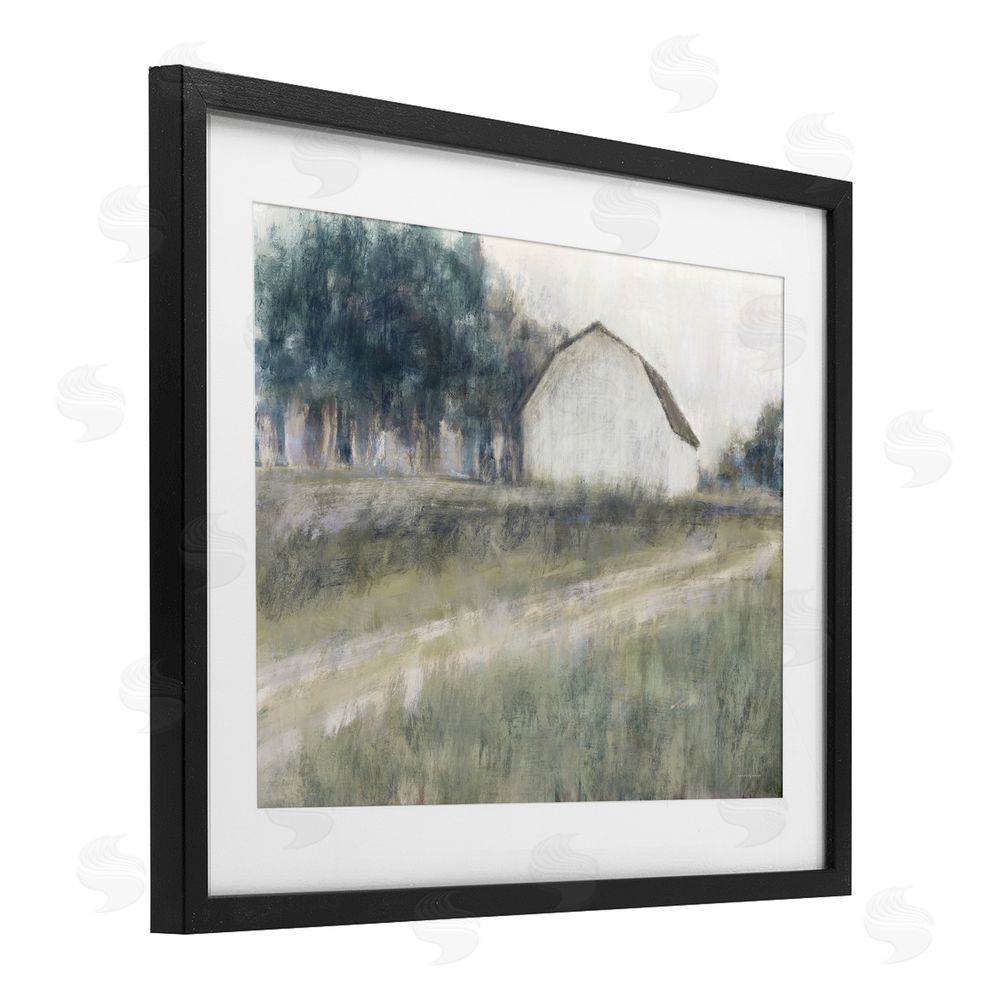 Kamdon Kreations Another Path Abstraction Black Framed Print Under Glass Wall Art