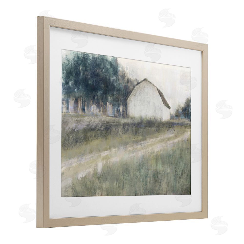 Kamdon Kreations Another Path Abstraction Birch Framed Print Under Glass Wall Art
