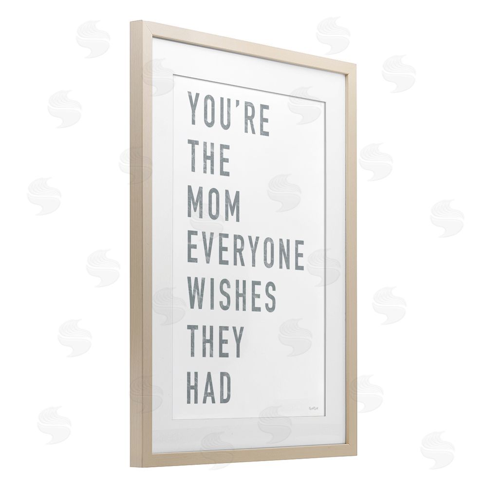 Elizabeth Tyndall Mother Appreciation Quote Birch Framed Print Under Glass Wall Art