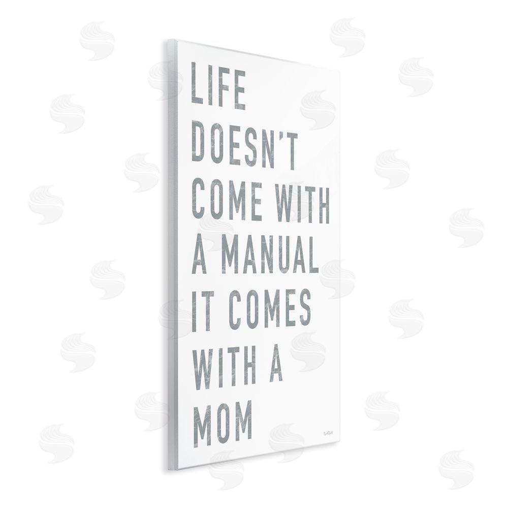 Elizabeth Tyndall Life Manual Is Mom Wall Plaque Art Print