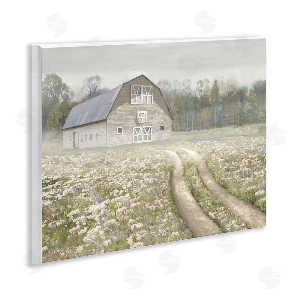 Amber Sterling Wildflower Delight Barn Wall Plaque Art Print