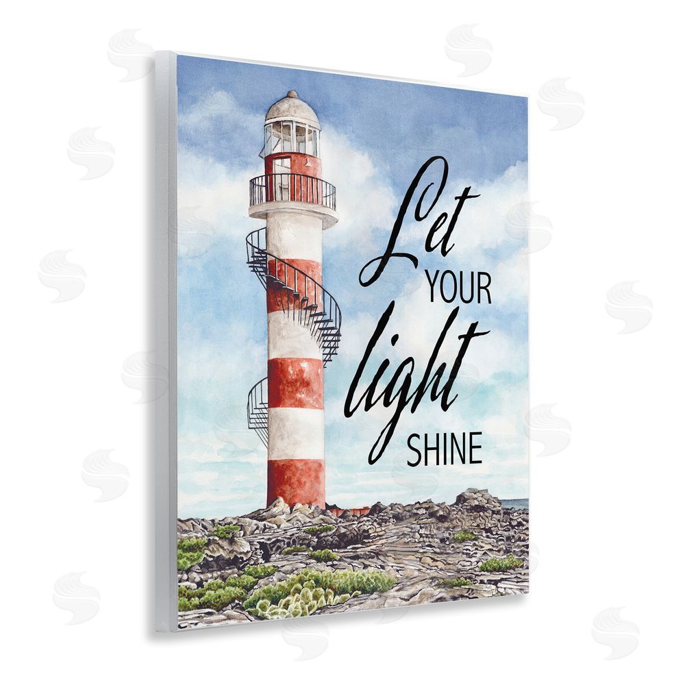 Cindy Jacobs Let Your Light Shine Beacon Wall Plaque Art Print