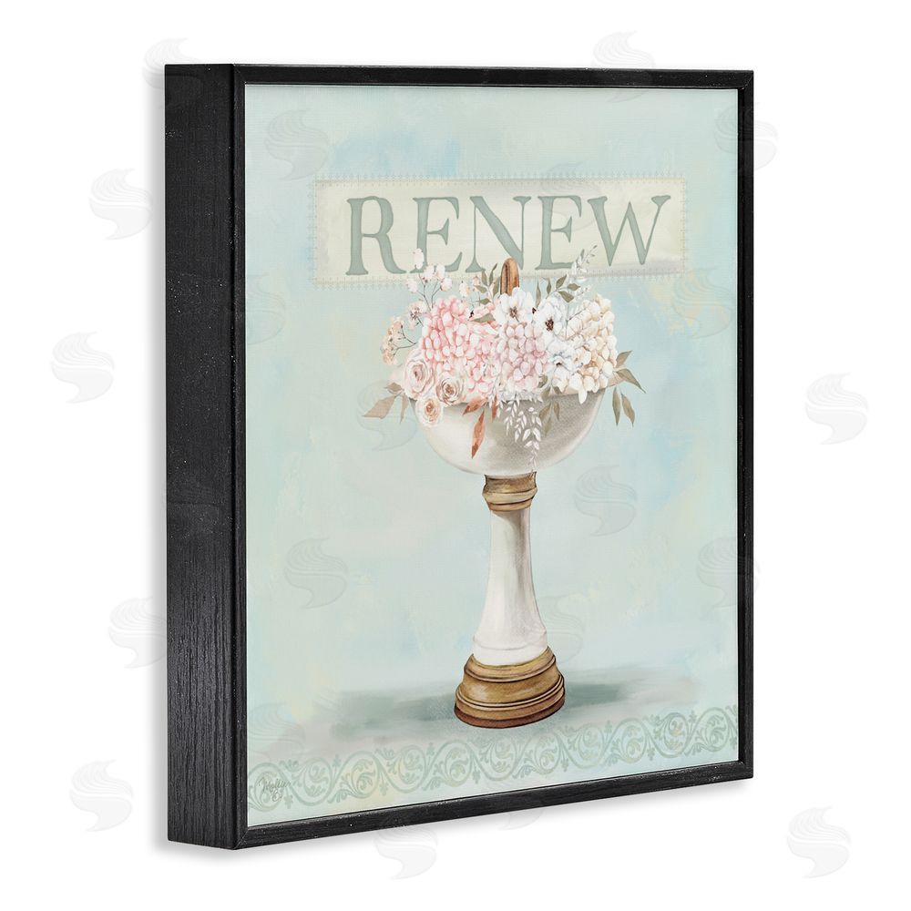 Mollie B. Renew Floral Sink Black Framed Giclee Wall Art Print