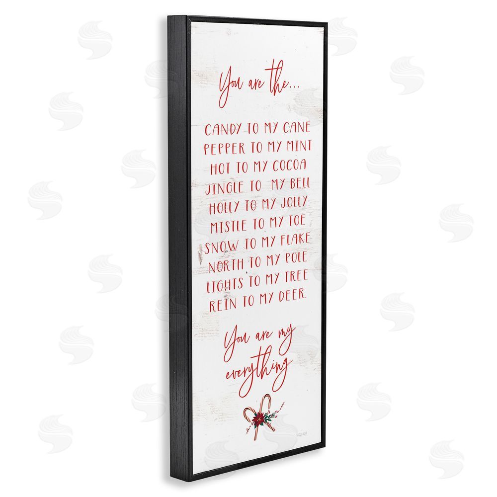 Cindy Jacobs My Everything Holiday Romance Black Framed Giclee Print Wall Art