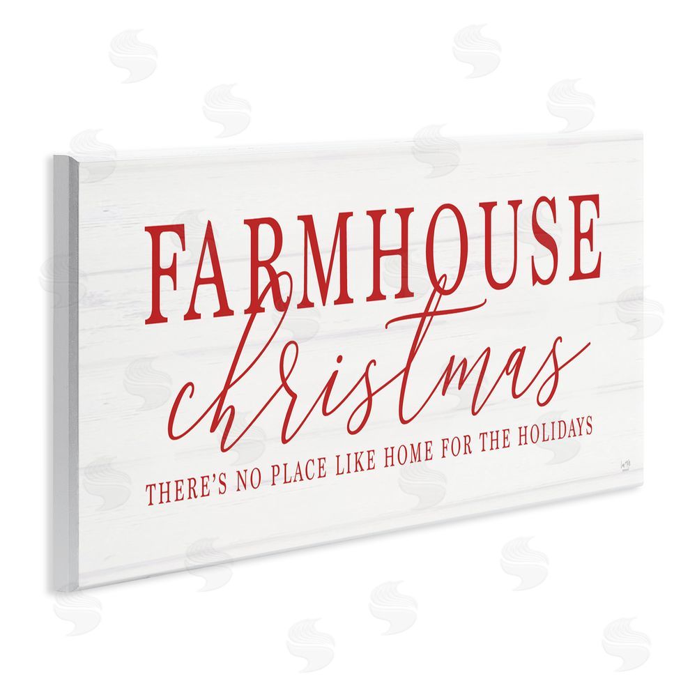 Lux + Me Designs Farmhouse Christmas No Place Like Home Wall Plaque Art Print