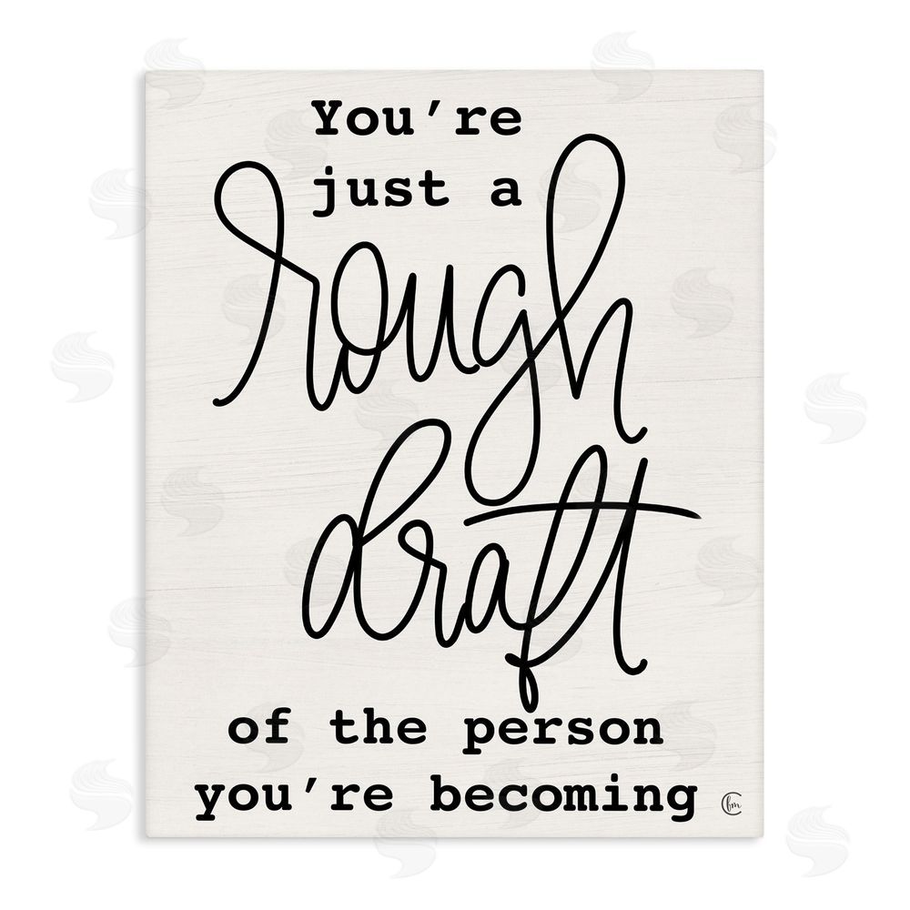 Fearfully Made Creations Rough Draft Of Person Stretched Canvas Wall Art Print
