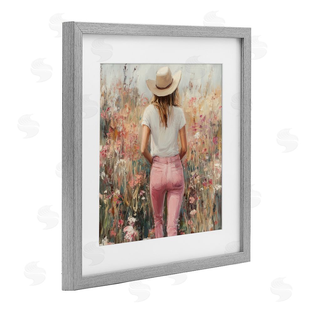 Heidi Kuntz Moment Of Peace Gray Framed Print Under Glass Wall Art