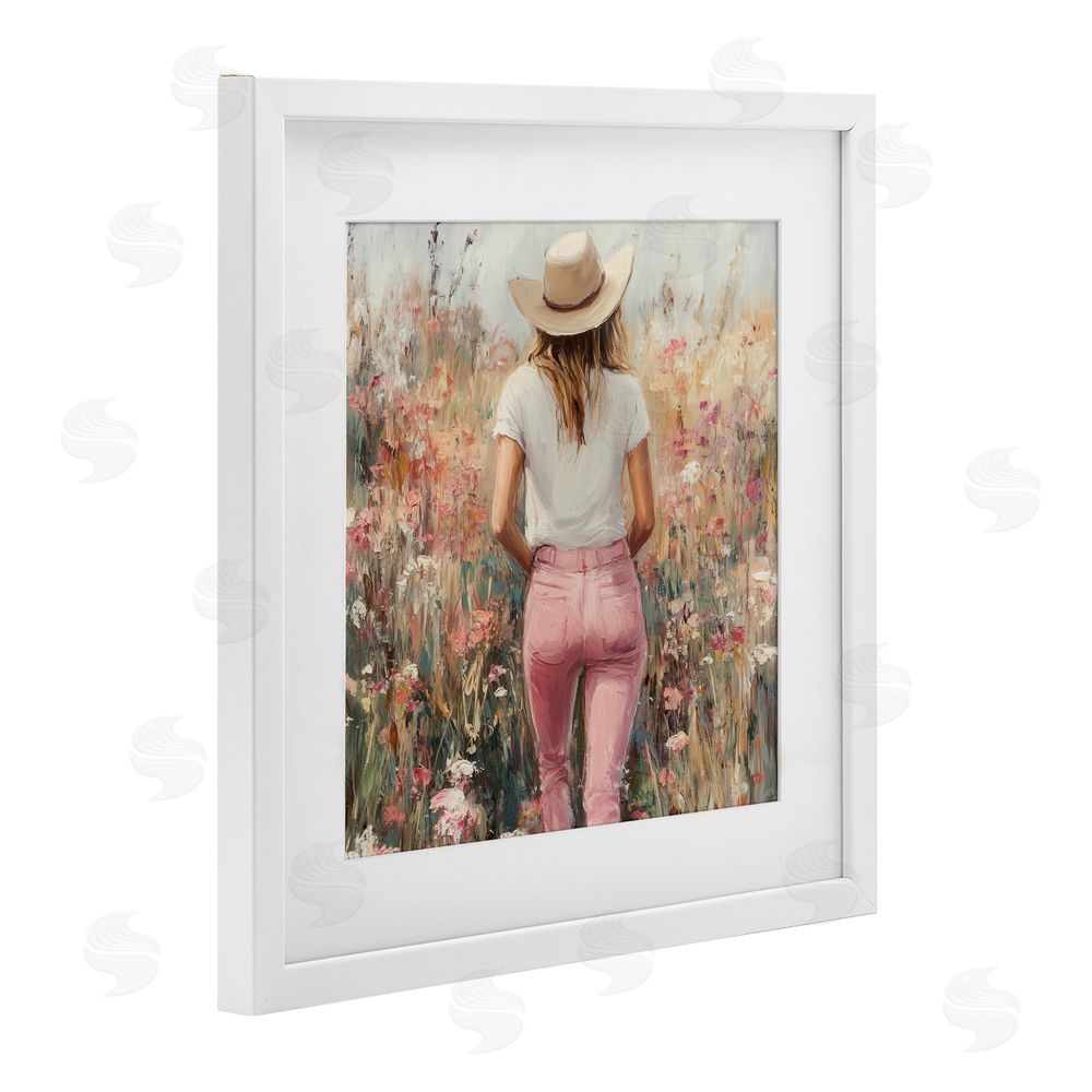 Heidi Kuntz Moment Of Peace White Framed Print Under Glass Wall Art