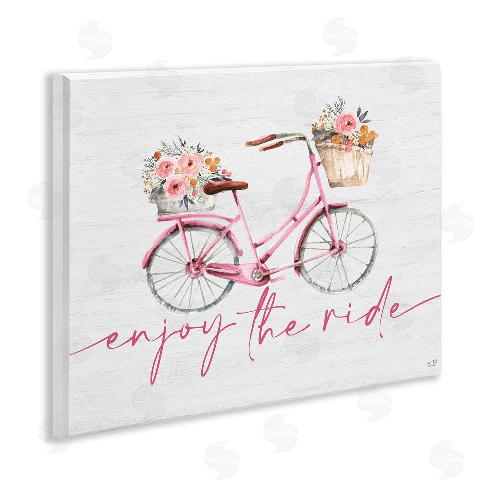 Lux + Me Designs Enjoy The Ride Bicycle Wall Plaque Art Print