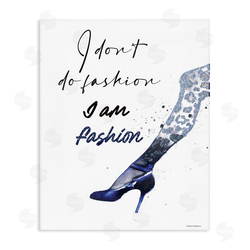 Svetlana Aleynikova Trendy I Am Fashion Stretched Canvas Wall Art Print